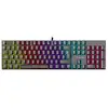 Image de Clavier The G-Lab KEYZ Radium mécanique switches rouges RGB AZERTY français