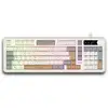 Image de Clavier The G-Lab Keyz Caesium EX compact membrane RGB AZERTY français pavé numérique