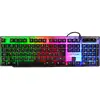 Image de The G-Lab Keyz Neon clavier USB AZERTY Français Noir