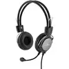 Image de Bluestork MC-201 Casque avec Microphone Noir/Argent