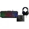 Image de The G-Lab COMBO ARGON E clavier Souris incluse USB   ERTY Français Noir