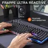 Image de Combo Clavier et Souris The G-lab Krypton Rétro Câblé RGB AZERTY