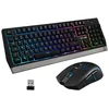 Image de The G-Lab Combo Tungsten clavier Souris incluse FR sans fil +USB AZERTY Français Noir