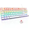 Image de Clavier The G-Lab Mercury mecanique TKL layout FR avec switches Red et retroeclairage