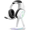 Image de Support pour casque à hydrogène The G-Lab Stand avec HUB USB blanc