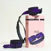 Image de Menottes et poignée Pop -  Violet pailleté