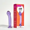 Image de Dildo en verre Loa - 15,5 cm