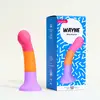 Image de Dildo en silicone liquide Wayne - 17 cm dont 15 cm insérables