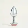 Image de Plug métal bijou Quartz steel - S