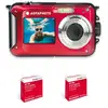Image de Appareil photo numérique compact AgfaPhoto Realishot WP8000 24 MP avec zoom numérique 16x, capteur CMOS, étanche, flash et stabilisateur