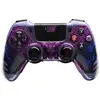 Image de Manette de jeu multiplateforme sans fil Lexip RF avec 2 joysticks vibrants multicolores