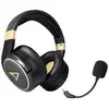 Image de Casque de jeu sans fil Steelplay HP52 Noir Or Batterie 32 h Perche Circumaural RF USB-C