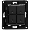 Image de Interrupteur Intelligent Shelly Switch 4 WiFi Noir Compatible Domotique