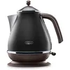 Image de Bouilloire - DELONGHI - KBOV2001.BK - 2000 W - 1,7 L - Noir mat / Chocolat