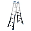 Image de Echelle pliable multifonction télescopique 4x4 échelons 4,1m/5m Hailo ProfiLine