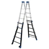 Image de Echelle pliable multifonction télescopique 4x5 échelons 5,2m/6m Hailo ProfiLine