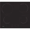 Image de Plaque de cuisson vitrocéramique CANDY CH64CCB - 4 foyers - L 56 x P 49 cm - Revetement verre noir