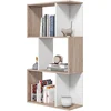Image de HOMCOM Étagère de Design Bibliothèque Moderne en Bois 3 Étagères 60 × 24 × 111,4cm