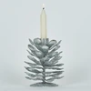Image de Décorations de noël Bizzotto  P.CANDELA 1P PINEAL ARGENTO H10