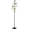 Image de HOMCOM Lampada da Terra Vintage Industriale in Metallo Nero, Lampada a Piantana da Terra Moderna  35 x 170cm