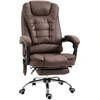 Image de Vinsetto Fauteuil de Bureau Massant avec Chauffage, Inclinaison et Hauteur Réglable, Marron
