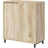 Image de HOMCOM Mobile Scarpiera a 4 Livelli en Truciolato et Acier avec Étagères Ajustables, max 12 Paires 80x40x93 cm