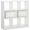 Image de HOMCOM Bibliothèque Mobile à 3 Niveaux et 8 Plateaux au Total, en MDF, 97.5x30x100 cm, Blanc