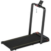 Image de SPORTNOW Tapis de Course Pliable avec Inclinaison Réglable, Vitesse 1-10 km/h, Écran LED et Télécommande, Noir