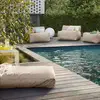 Image de Pouf Bain de soleil Recyclé Heva Fibres recyclées