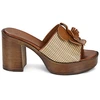 Image de Mules Exé Shoes  595 CECILIA-RAFFIA-BEIGE-TAN