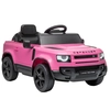Image de AIYAPLAY Voiture Électrique SUV pour Enfants Land Rover Defender 12 V Télécommande Suspension Démarrage Progressif 2,7-4,5 km/h Rose