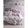 Image de Parure de lit - 1 housse de couette 220 x 240 cm + 2 taies d'oreiller 60 x 60 cm - 100% coton renforcé - Rose