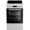 Image de Cuisiniere vitrocéramique - BEKO - FSE57302GWC - 4 feux - 50cm