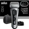 Image de Rasoir électrique BRAUN Series 8 - Noir - Autonomie 60 minutes - Charge rapide 5 minutes