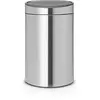 Image de TOUCH BIN 40L MATT STEEL SILENT