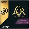 Image de L''OR ESPRESSO SUPREMO CAPSULES 50 PC 260 GR
