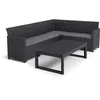 Image de Salon de jardin avec table basse 2 en 1 - en résine - Allibert by KETER - 6 personnes - SanRemo - Gris graphite