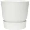 Image de ELHO Pot de fleur GREENVILLE - Ø 47 x H 44,1 cm - 100% recyclé - Blanc
