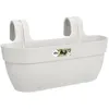 Image de ELHO Balconniere Vibia Campana Easy Hanger Large - 7,5 L - 46 x 24 x 26,5 cm - Blanc Soie
