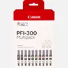 Image de Multipack 10 cartouches d'encre Canon PFI-300 MBK/PBK/CO/GY/R/C/M/Y/PC/PM