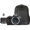 Image de Appareil photo hybride Canon EOS R100 + RF-S 18-45mm F4.5-6.3 IS STM + sac à dos + carte SD