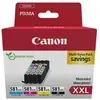 Image de Multipack à haut rendement CLI-581XXL Noir, Jaune, Magenta, Cyan