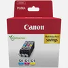 Image de Multipack de cartouches d'encre couleur Canon CLI-521 C/M/Y