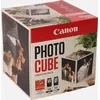 Image de Coffret Canon Photo Cube avec cartouches d'encre PG-540 et CL-541 et papier photo glacé Extra II PP-201 13 × 13 cm (40 feuilles) - Pack créatif, rose