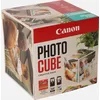 Image de Coffret Canon Photo Cube, avec cartouches d'encre PG-560 et CL-561 et papier photo glacé Extra II PP-201 13 × 13 cm (40 feuilles) - Pack créatif, bleu