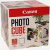 Image de Photo Cube Canon et cadre + papier photo glacé Extra II PP-201 13 x 13 cm (40 feuilles) - Pack créatif, orange