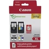 Image de PACK PG560XL/CL561XL PVP SEC NOIRXL+COULXL+ 50fxGP501 10x15