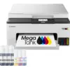 Image de Imprimante jet d'encre MegaTank 3-en-1 rechargeable couleur sans fil Canon MAXIFY GX1050 + 2 bouteilles d'encre noire supplémentaires