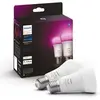Image de pack de 2 ampoules White & Color Ambiance standard E27 75W