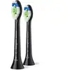 Image de Sonicare HX6062/88 Optimal White Lot de 2 Noir